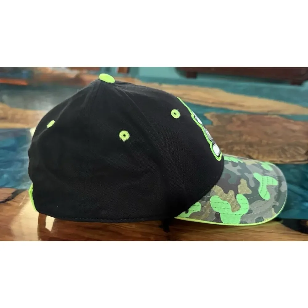 Disney Kids Youth Mickey Mouse Baseball Cap Camo Black Green Adjustable One Size